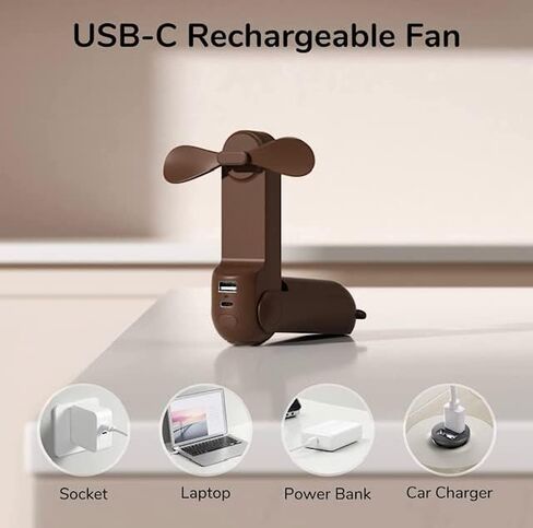 3 in 1 Foldable Fans (WHITE) in Kuwait