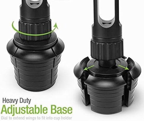 ChargerCity Xtreme Tablet Drinks Beverage Cup Holder Mount w/10inch Long Arm & 360º Swivel Adjust for All 7"-12" Screen Tablet Like Apple iPad PRO Air Mini Samsung Galaxy Tab Surface Pro/Book in Saudi Arabia