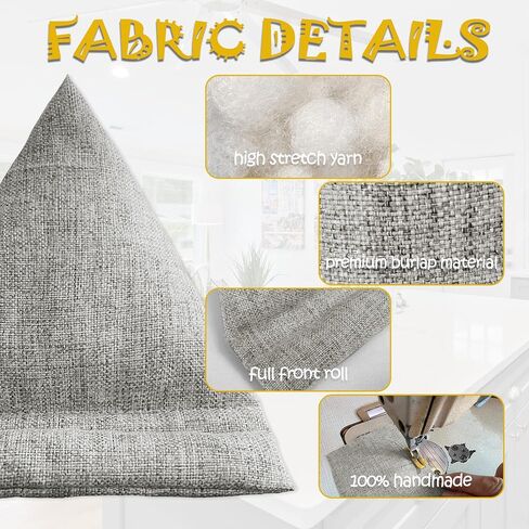 WARMTONE Mini Bean Bags Phone Pillows Set of 2, Bed Phone Holder Laying Down Cell Phone Stand for Desk Office, Tablet Pillow Cushion for Bedside, Universal Fit for All Smartphone, Light Grey in Kuwait