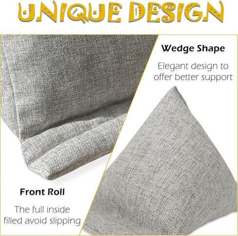WARMTONE Mini Bean Bags Phone Pillows Set of 2, Bed Phone Holder Laying Down Cell Phone Stand for Desk Office, Tablet Pillow Cushion for Bedside, Universal Fit for All Smartphone, Light Grey in Kuwait