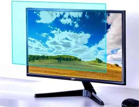 واقي شاشة JiSiTeCai Superior مضاد للضوء الأزرق ومضاد للوهج (عبوتان) للشاشات مقاس 24 بوصة مع نسبة عرض إلى ارتفاع تبلغ 16:9. سهل التنصيب in Kuwait