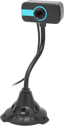 كاميرا ويب Dpofirs HD مع ميكروفون، كاميرا ويب USB 640x480 DPI مع حامل معقوفة، تركيز يدوي، مستشعر CMOS، كاميرا كمبيوتر USB عريضة للمكالمات، مؤتمرات الفيديو، البث المباشر in Kuwait