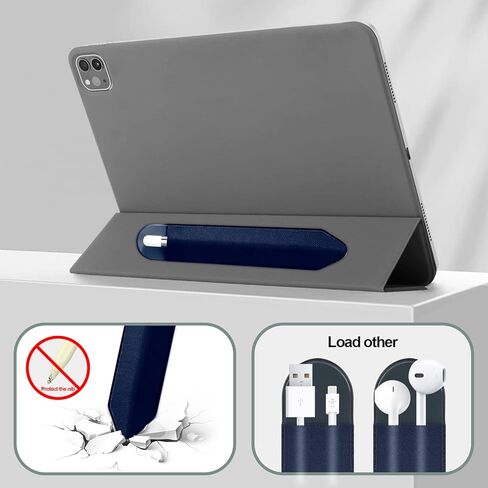 12 قطعة من حافظة حامل اقلام الرصاص من اكس ال دي ال كيو يو مناسبة لقلم ابل (الجيل الاول والثاني)، حافظة لاصقة مرنة ومتينة للاستخدام لجهاز ايباد 8.3/9.7/10.2/10.5/11/12.9 انش (12 قطعة اسود) in Kuwait