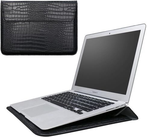حقيبة كمبيوتر محمول نحيفة مقاس 11 بوصة لجهاز ASUS Chromebook Flip C101PA / Asus Vivobook E203MA 11.6 بوصة / Leno Yoga Tab 11 LTE/Yoga Book C930 10.8 / لجهاز iPad Pro 11 2022 / iPad Air (أسود) in Kuwait