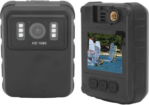 2K Ultra Body Camera, Waterproof Video Recorder, Back Clip Sport DV Camera with 1800 mAh Battery for Law Enforcement, Security Guard in Saudi Arabia