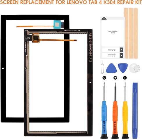 شاشة لمس لينوفو تاب 4 X304 لجهاز لينوفو X304 TB-X304L TB-X304F TB-X304N شاشة لمس 10 انش، محول رقمي بديل مع ادوات اصلاح (اسود، ليس شاشة LCD) in Saudi Arabia