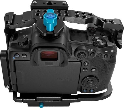 قفص كامل من KONDOR BLUE R5/R6/R Arca بدون مقبض علوي متوافق مع Canon | أسود in Kuwait