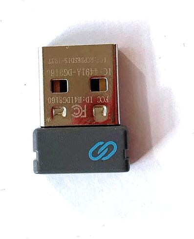 EXMUMCMR Universal Pairing USB Receiver Rechargeable for Dell WM527 WM514 KM714 KM717 WM326 WK636P Wireless Keyboard and Mouse in Saudi Arabia