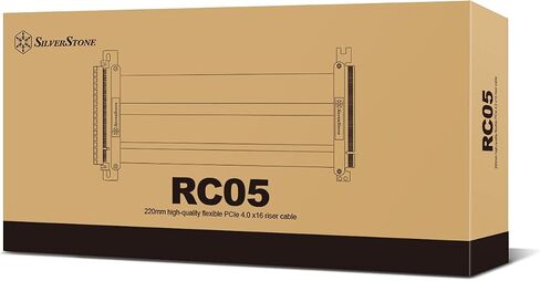تقنية SilverStone RC05 كابل PCIe مرن 220 ملم Riser 4.0 x16، SST-RC05-220 in Saudi Arabia