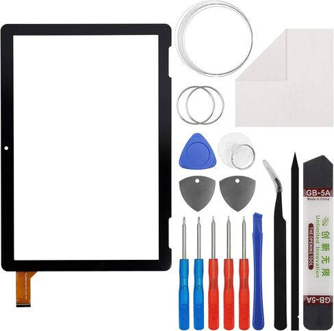 [New] Duotipa Touch Screen Digitizer Replacement for Onn 10.1 inch Tablet 2APUQW1027 Model 100011886 with Repair Tools Kit.(No LCD Screen). in Saudi Arabia