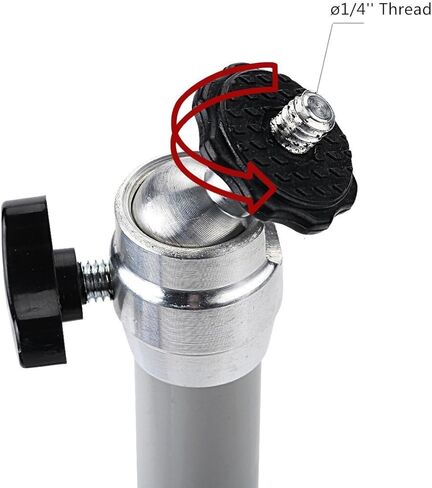 LANTWOO Universal Projector Wall Mount Hanger ، LCD/DLP فيديو بروجكتور جبل قوس يدور 360 درجة ويميل 90 درجة لجهاز العرض الصغير in Kuwait