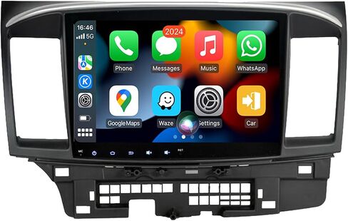 SYGAV Android Car Stereo for 2014-2017 Mitsubishi Lancer EVO X Head Unit with OEM Rockford Fosgate AMP Radio GPS Navigation in Kuwait
