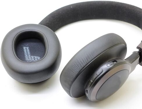 وسادة أذن POYATU Live 650 660 لـ JBL Live 650BTNC Live 660NC وسادات أذن Live 650 BT NC قطع غيار غطاء وسادة الأذن (أسود) in Kuwait