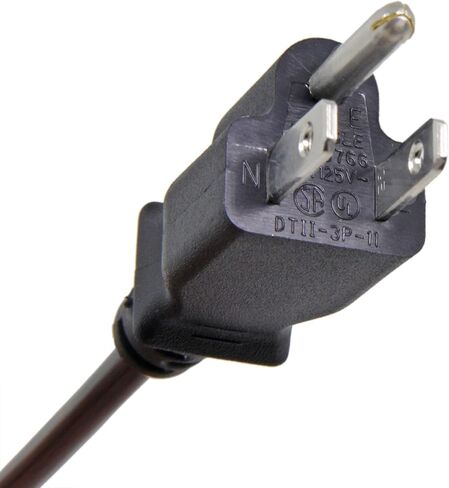 Computer Power Cord, Ancable 10ft 3 Prong Right Angle Heavy Duty AC Cables for PC Monitor TV iMac Projector, etc Other Standard IEC C13 Cord in Saudi Arabia