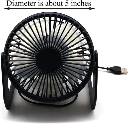 EastyGold Mini Fan USB Mini Wind Fan شخصية محمولة صغيرة مكتب مروحة 5 بوصات قابلة للتدوير طاولة سطح المكتب مروحة تبريد المنزل والمكتب والسفر التوصيل للكمبيوتر المحمول والكمبيوتر المحمول هدية in Saudi Arabia