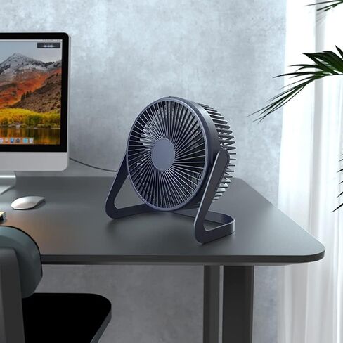 EastyGold Mini Fan USB Mini Wind Fan شخصية محمولة صغيرة مكتب مروحة 5 بوصات قابلة للتدوير طاولة سطح المكتب مروحة تبريد المنزل والمكتب والسفر التوصيل للكمبيوتر المحمول والكمبيوتر المحمول هدية in Saudi Arabia