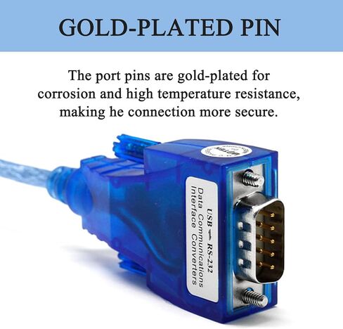 محول UOTEK USB إلى RS232، محول USB لكابل تسلسلي RS-232 4.9FT USB إلى RS232 محول واجهة مع دعم حماية ESD Win XP/Vista/7/8/10/Mac UT-8801 in Kuwait