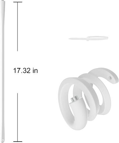 حامل كاميرا أمان ملتوي مرن من HOLACA، متوافق مع كاميرا Wyze Cam الخارجية، Arlo Essential، Arlo Pro 4 Pro 3 Pro 2، Arlo Ultra، Roelink Argus، Motorola Baby Monitor، عبوتان (أبيض) in Saudi Arabia