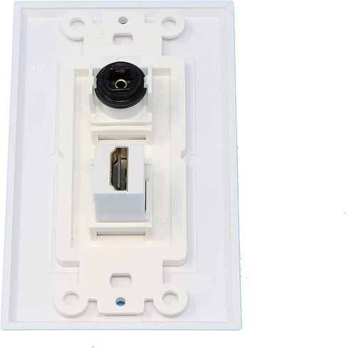 RiteAV - 1 منفذ صوت رقمي Toslink و1 منفذ HDMI لوحة حائط مزخرفة. in Saudi Arabia