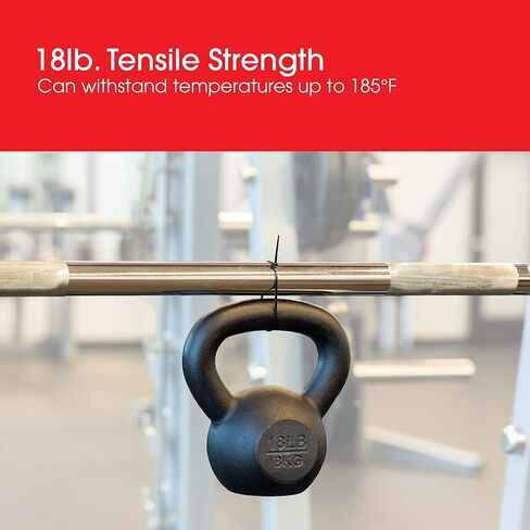 ربطات عنق باور جير مقاس 8 بوصة، 100 عبوة، نايلون متين، قفل ذاتي، 40 رطل. قوة الشد، أقصى قطر 1 7/8 بوصة، شفاف، 50300 in Kuwait