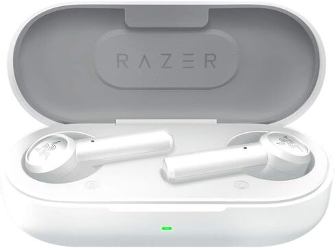 Razer Hammerhead True Wireless Bluetooth Gaming Earbuds: 60ms Low-Latency - IPX4 Water Resistant - Bluetooth 5.0 Auto Pairing - Touch Enabled - 13mm Drivers - Mercury White in Saudi Arabia