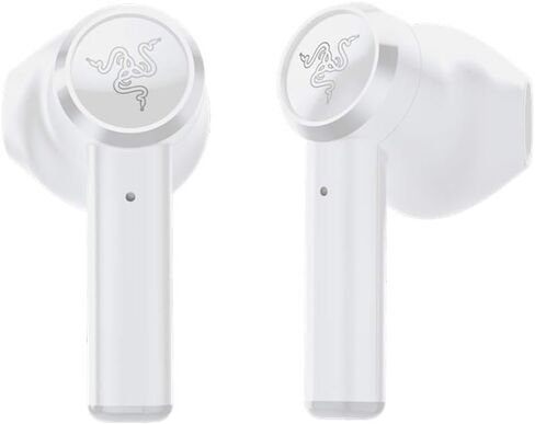 Razer Hammerhead True Wireless Bluetooth Gaming Earbuds: 60ms Low-Latency - IPX4 Water Resistant - Bluetooth 5.0 Auto Pairing - Touch Enabled - 13mm Drivers - Mercury White in Saudi Arabia