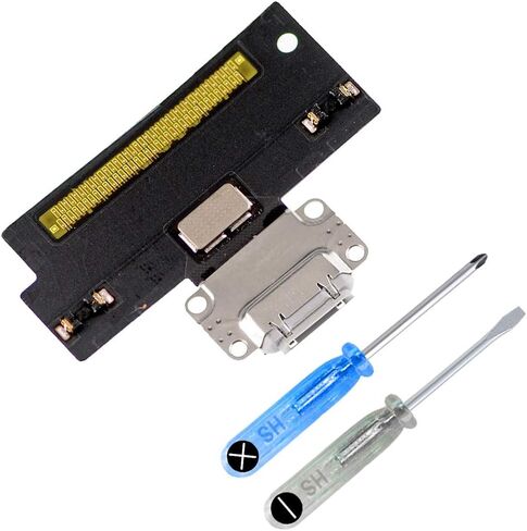 MMOBIEL Dock Connector Compatible with iPad Pro (10.5-inch) 2017 - Charging Port Flex Cable - Headphone Port/Microphone/Antenna Replacement - Incl. Screwdrivers - Black in Saudi Arabia