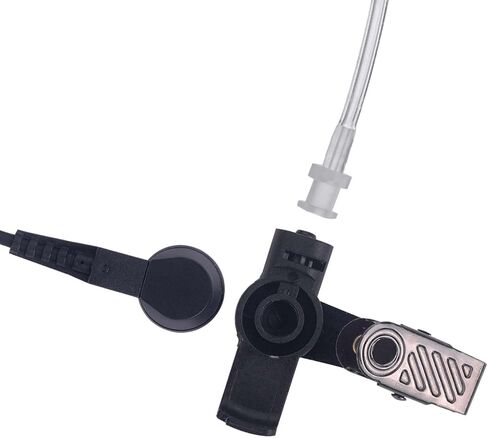 سماعة أذن KANMIT لموتورولا XPR3300 XPR3300e XPR3500 XPR3500e جهاز اتصال لاسلكي ثنائي الاتجاه مع زوج واحد من قوالب الأذن المتوسطة وسماعات رأس أنبوبية صوتية سرية وميكروفون PTT in Kuwait