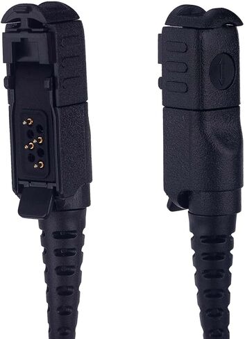 سماعة أذن KANMIT لموتورولا XPR3300 XPR3300e XPR3500 XPR3500e جهاز اتصال لاسلكي ثنائي الاتجاه مع زوج واحد من قوالب الأذن المتوسطة وسماعات رأس أنبوبية صوتية سرية وميكروفون PTT in Kuwait