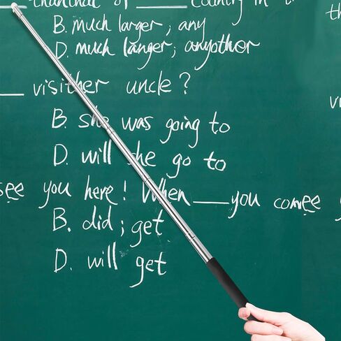 مؤشر مدرس تلسكوبي 3 قطع، مؤشر يدوي قابل للتمدد، مؤشر قابل للسحب تلسكوبي قابل للتمدد، مؤشر سبورة بيضاء وحبل للمعلمين ومعرض المدرب، يمتد إلى 99 سم in Kuwait