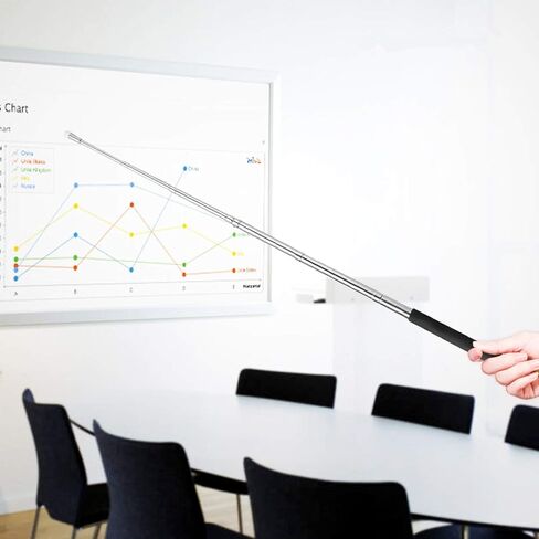 مؤشر مدرس تلسكوبي 3 قطع، مؤشر يدوي قابل للتمدد، مؤشر قابل للسحب تلسكوبي قابل للتمدد، مؤشر سبورة بيضاء وحبل للمعلمين ومعرض المدرب، يمتد إلى 99 سم in Kuwait