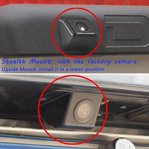 NOAUKA Waterproof IP68 Night Vision 170 Degree Car Rear View/Reversing/Reverse Camera Universal Color CCD high-Definition chip Backup Parking HD Front View Camera in Saudi Arabia