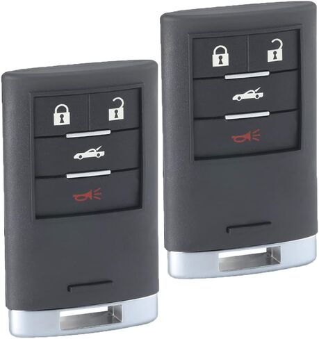 زوج Keyecu استبدال مفتاح فوب الذكي 4 أزرار لسيارة شيفروليه كورفيت 2008-2013، معرف لجنة الاتصالات الفيدرالية M3N5WY7777A، P/N:25926479 25926480 in Kuwait