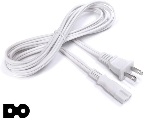 THE CIMPLE CO White Polarized 2-Prong Power Cord 10 FT - AC Power Cable in Saudi Arabia