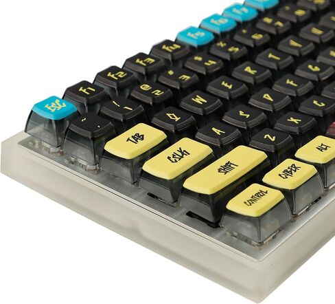 YMDK 116 مفتاح فارغ PBT بودنغ أغطية مفاتيح سموكي بإضاءة خلفية ASA غطاء مفاتيح للوحة المفاتيح الميكانيكية MX 104 96 87 84 68 in Saudi Arabia