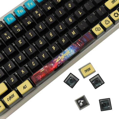 YMDK 116 مفتاح فارغ PBT بودنغ أغطية مفاتيح سموكي بإضاءة خلفية ASA غطاء مفاتيح للوحة المفاتيح الميكانيكية MX 104 96 87 84 68 in Saudi Arabia