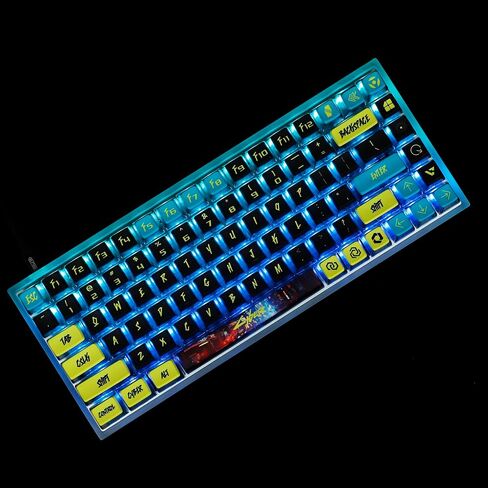YMDK 116 مفتاح فارغ PBT بودنغ أغطية مفاتيح سموكي بإضاءة خلفية ASA غطاء مفاتيح للوحة المفاتيح الميكانيكية MX 104 96 87 84 68 in Saudi Arabia