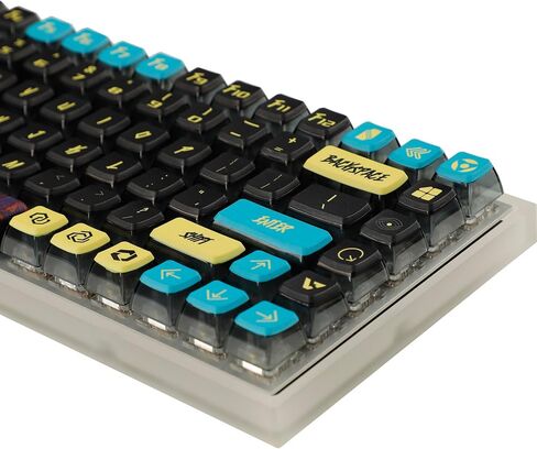 YMDK 116 مفتاح فارغ PBT بودنغ أغطية مفاتيح سموكي بإضاءة خلفية ASA غطاء مفاتيح للوحة المفاتيح الميكانيكية MX 104 96 87 84 68 in Saudi Arabia
