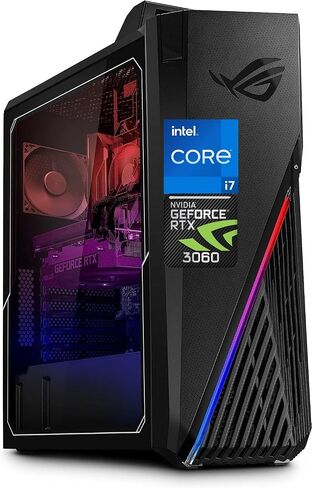 كمبيوتر مكتبي للألعاب ASUS ROG Strix G15 الأحدث لعام 2023، Intel Core i7-12700F يصل إلى 4.9 جيجا هرتز (12 مركزًا)، رسومات NVIDIA GeForce RTX 3060، ذاكرة وصول عشوائي 16 جيجابايت، 1 تيرابايت SSD، Wi-Fi 6، بلوتوث، Windows 11 Home in Saudi Arabia
