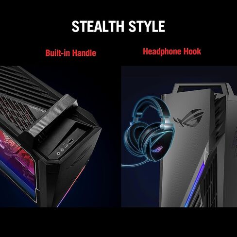 كمبيوتر مكتبي للألعاب ASUS ROG Strix G15 الأحدث لعام 2023، Intel Core i7-12700F يصل إلى 4.9 جيجا هرتز (12 مركزًا)، رسومات NVIDIA GeForce RTX 3060، ذاكرة وصول عشوائي 16 جيجابايت، 1 تيرابايت SSD، Wi-Fi 6، بلوتوث، Windows 11 Home in Saudi Arabia