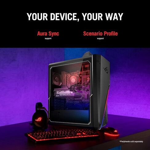 كمبيوتر مكتبي للألعاب ASUS ROG Strix G15 الأحدث لعام 2023، Intel Core i7-12700F يصل إلى 4.9 جيجا هرتز (12 مركزًا)، رسومات NVIDIA GeForce RTX 3060، ذاكرة وصول عشوائي 16 جيجابايت، 1 تيرابايت SSD، Wi-Fi 6، بلوتوث، Windows 11 Home in Saudi Arabia