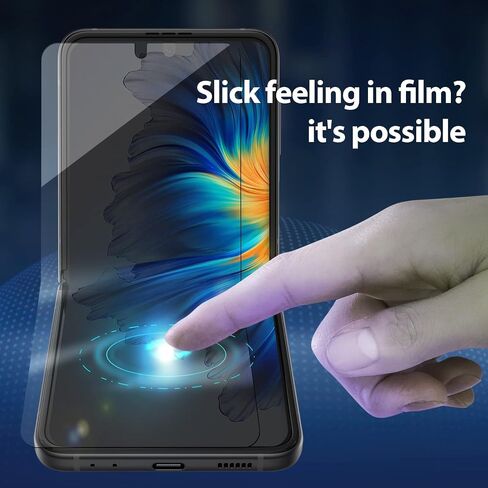 DOME GLASS Whitestone GEN Film Screen Protector [Premium folding Film] Hinge Cover film Included, HD Clear PET Film Screen Guard for Samsung Galaxy Z Flip 4 in Saudi Arabia