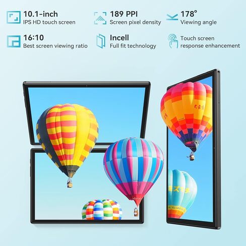 تابلت Headwolf Android 12 2 في 1 10 بوصة مع لوحة مفاتيح، 12 جيجابايت + 128 جيجابايت ثماني النواة أندرويد مع قلم ماوس، بطارية 7700 مللي أمبير، كاميرا 16 ميجابكسل، واي فاي، بلوتوث 5.0، نظام تحديد المواقع (أزرق) in Kuwait