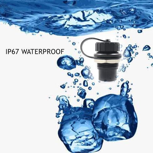 PENGLIN 2PCS Waterproof USB 3.0 Panel Mount Coupler, IP67 USB Pass Through Connector, Female to Female Bulkhead Extension Adapter | 5Gbps Rapid Data Transfer,IP67 Waterproof USB 3.0 Bulkhead Couple,Plug & Play Operation in Saudi Arabia