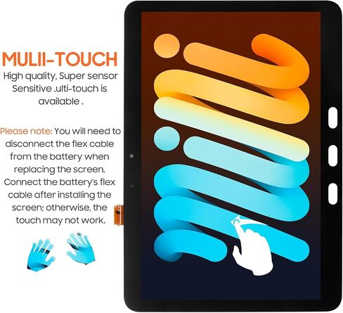 استبدال الشاشة لجهاز Samsung Galaxy Tab Active Pro SM-T540 SM-T547 شاشة LCD تعمل باللمس محول رقمي كامل، مع أدوات (أسود) in Kuwait