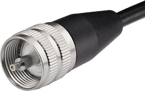 Bingfu VHF Nmo هوائي ثنائي النطاق VHF UHF 136-174 ميجا هرتز 400-470 ميجا هرتز مع خسارة منخفضة 16.5 قدم RG58 كابل تثبيت قوس الشفاه جبل هوائيات لسيارة شاحنة موبايل هام راديو راديو الهواة راديو البحرية VHF in Saudi Arabia
