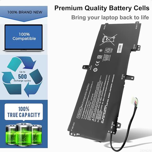 DONGNI VS03XL بطارية لجهاز HP Envy 15T-AS000 15T-AS100 15-AS000 15-AS100 15-AS133CL 15-AS020NR 15-AS043CL 15-AS068NR 15-AS091MS 15-AS152NR 15-AS109TU HSTNN-UB6Y 849313 -850 849047-541 كمبيوتر محمول in Kuwait