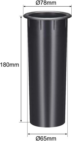 uxcell 65mm x 180mm Speaker Port Tube Subwoofer Bass Reflex Tube Bass Woofer Box 1pcs in Saudi Arabia