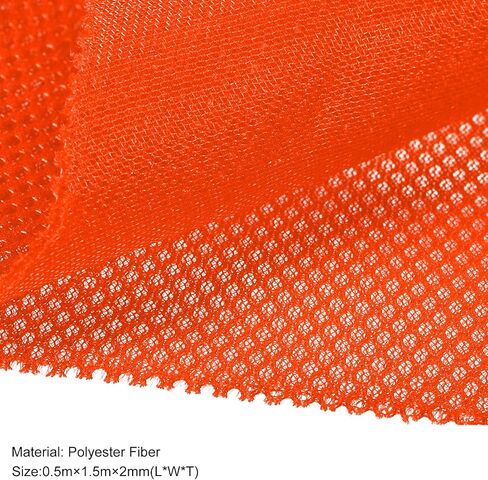 Rebower مكبر صوت شواء قماش شبكي ستيريو قماش واقي ضد الغبار، [لإصلاح مكبر الصوت المنزلي] - 19.7 بوصة × 59 بوصة/برتقالي in Kuwait