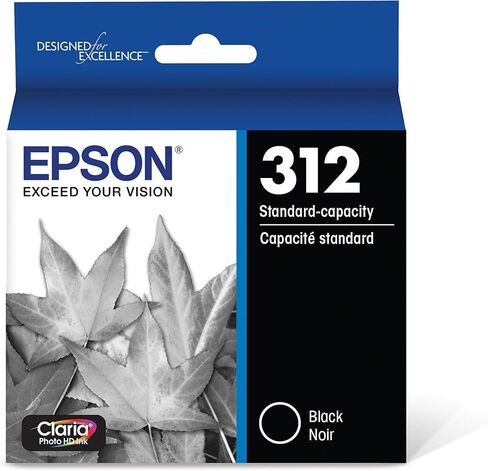 حبر EPSON 314 Claria Photo HD عالي السعة (T314XL922-S) يعمل مع Expression Photo XP-15000، رمادي/أحمر in Kuwait